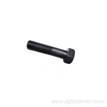 DIN931 Grade 4.8 black zinc hex bolts half threaded hex bolts